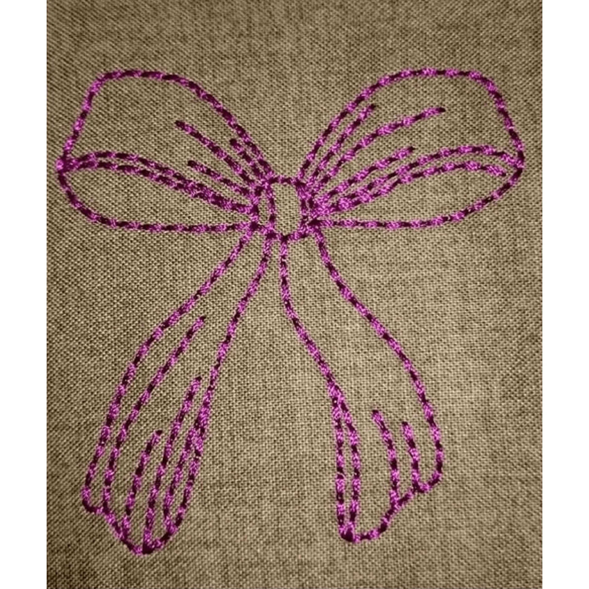 Schleife Stickmuster Hauptansicht