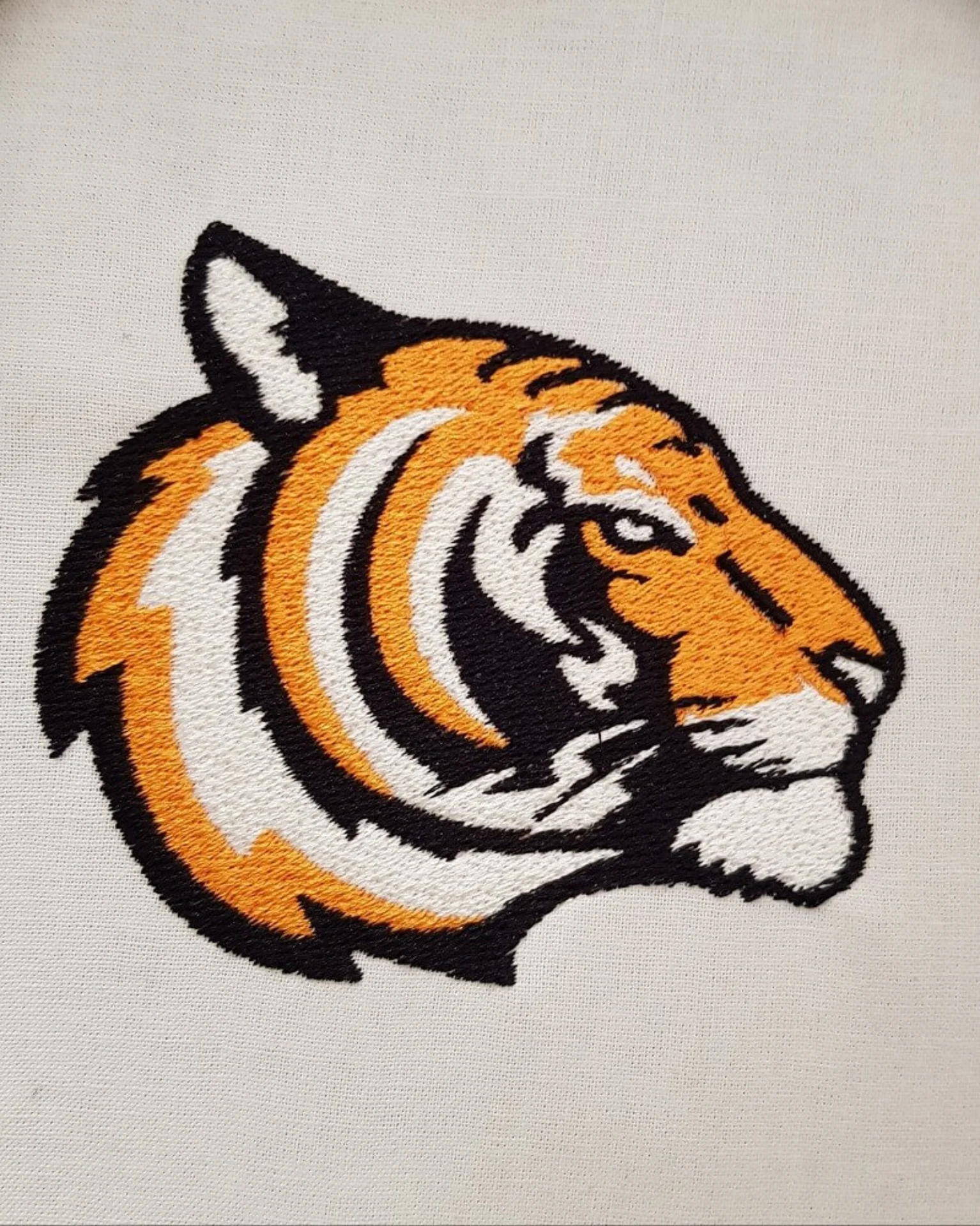 Tiger Stickmuster Hauptansicht